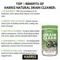 Harris Natural Enzyme Drain Cleaner and Clog Remover, 40 Treatments