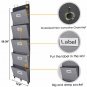 Homyfort Over The Door Hanging File Organizer, Office Supplies Storage Holder...