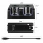 Hokyzam Charger For Wii WL04 Remote Dock 4 In 1 Battery W Rechargeable Batteries