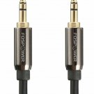 Audio Cable (1 FT), FosPower Stereo 3.5mm Auxiliary Short Cord Male to Aux for C