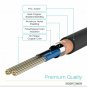 Audio Cable (1 FT), FosPower Stereo 3.5mm Auxiliary Short Cord Male to Aux for C