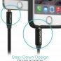 Audio Cable (1 FT), FosPower Stereo 3.5mm Auxiliary Short Cord Male to Aux for C