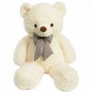 iBonny Teddy Bear Stuffed Animals Plush Soft Cuddly Bear 32 Inch Beige