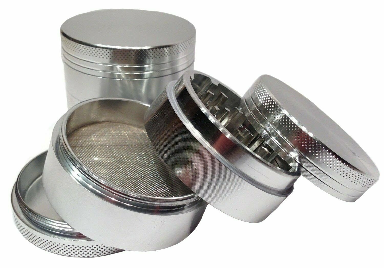 Herb Tobacco Spice Grinder Pot Smoke Herbal Cigar Hands Metal Crusher 40 mm New