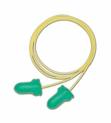 MAX LITE CORDED FOAM DISPOSABLE EAR PLUGS LPF-30 GREEN (100 PAIR)