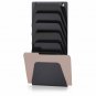 Officemate Wall File Holder, Letter/Legal, 7 Pockets, Black (21505) Pack of 1