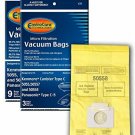 Vacuum Cleaner Bags Kenmore Canister Type C and Q 50555, 50558, 50557 12 PACK