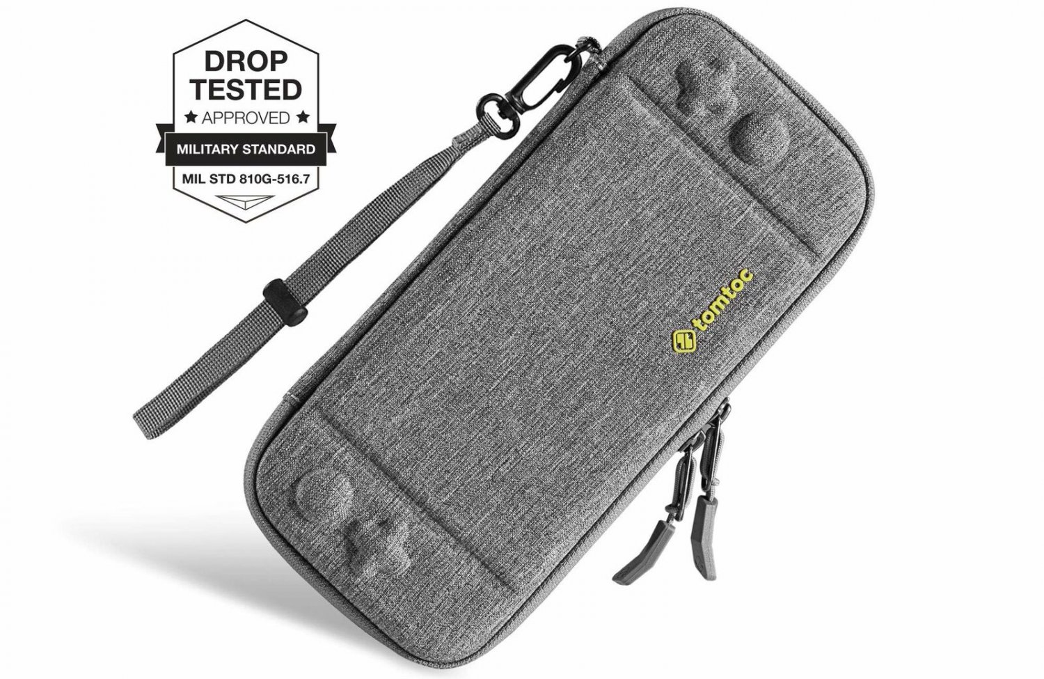 Slim Carrying Case Fit for Nintendo Switch, tomtoc Original Patent Portable Hard
