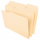 Pendaflex File Folders,Letter Size,8-1/2"x11",Classic Manila,1/3-Cut Tabs100/Box