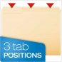 Pendaflex File Folders,Letter Size,8-1/2"x11",Classic Manila,1/3-Cut Tabs100/Box