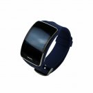 Samsung Galaxy Gear S Band SM-R750 Classic Silicone Navy Blue Smart Watch Gift