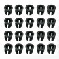 Aoyoho 100 PCS Plastic 5mm LED Holder LED Light Mounting Holders