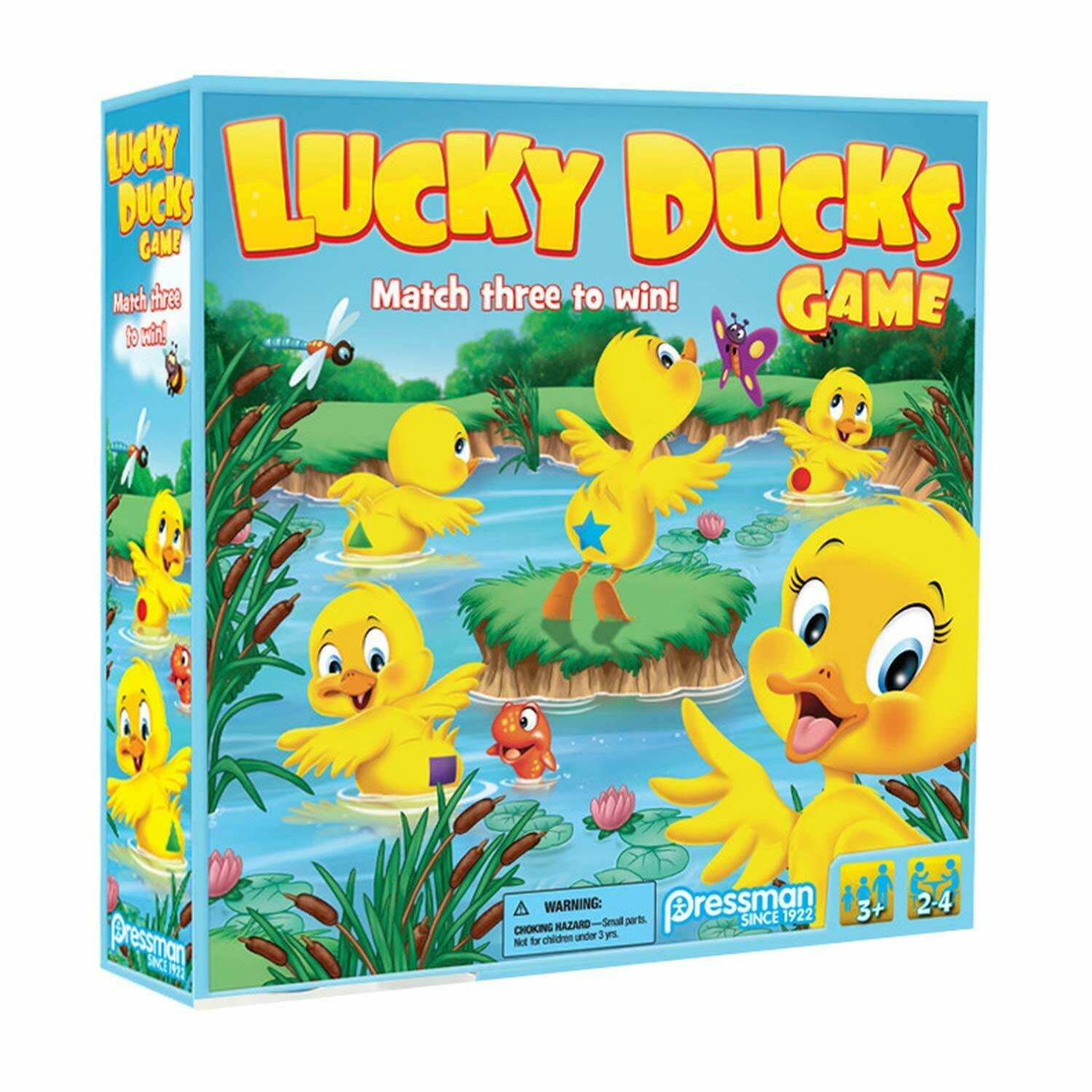 Pressman Lucky Ducks -- The Memory and Matching Game That Moves Multicolor None