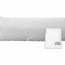 Darware 100% Cotton Body Pillow Case Cover (White); 20 x 54 Inches