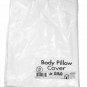 Darware 100% Cotton Body Pillow Case Cover (White); 20 x 54 Inches