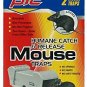 PIC POMT Humane Catch and Release Mouse Trap, 2-Pack