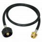 High Pressure Propane Hose Adapter Coleman Road Trip Grill LP Tank Camping Stove