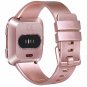 Tobfit Compatible Bands Replacement for Fitbit Versa,(01 Shiny Rose Gold, Small)