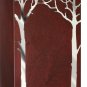 Artistic Wood Urn with Tree on The Front .Funeral urn For Ashes.Cremation urn