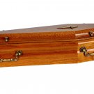 BEAUTIFUL WOOD CASKET CREMATION ASHES ADULT URN&INFANT CASKET URN MEMORIALS