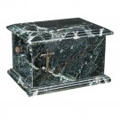 Stone Casket Natural Onyx with Cross Cremation Ashes Urn For Adult ashes (ST10)