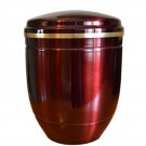 Burgundy Aluminum Cremation Urn For Ashes Funeral Urn For Adult Memorials UK