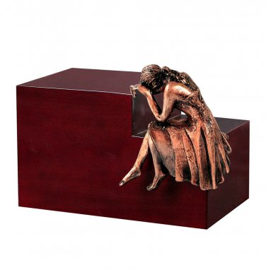 Unique Artistic Ashes Urn Nostalgia Cremation Funeral Urn For Adult Memorial Urn