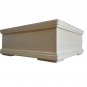 Unique Custom Wood Casket Memorial Urn for Cat's ashes Hand painted Pet Urn cat