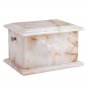 Stone Casket Natural Onyx Cremation Ashes URN For Adult memorials Funeral Urn
