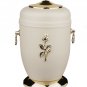 Beautifu Steel Cremation Urn for Ashes with Gold Cross Funeral Urn for Adult UK