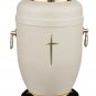 Beautifu Steel Cremation Urn for Ashes with Gold Rose Funeral Urn for Adult UK