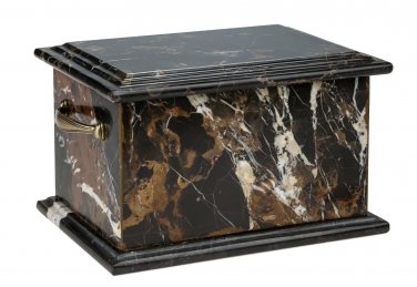 Stone casket Cremation Ashes urn for Human- Natural Onyx Adult Funeral urn ST10B