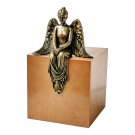 Artistic Cremation urn for ashes Reflection Angel Funeram memorial Adult casket