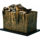 Unique Artistic Urn Angel at Rest Cremation Urn Funeral Urn For Adult -Handmade