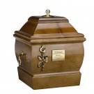 Beautiful Solid Wood Casket Funeral Ashes Urn For Adult Cremation Urn .Memorial