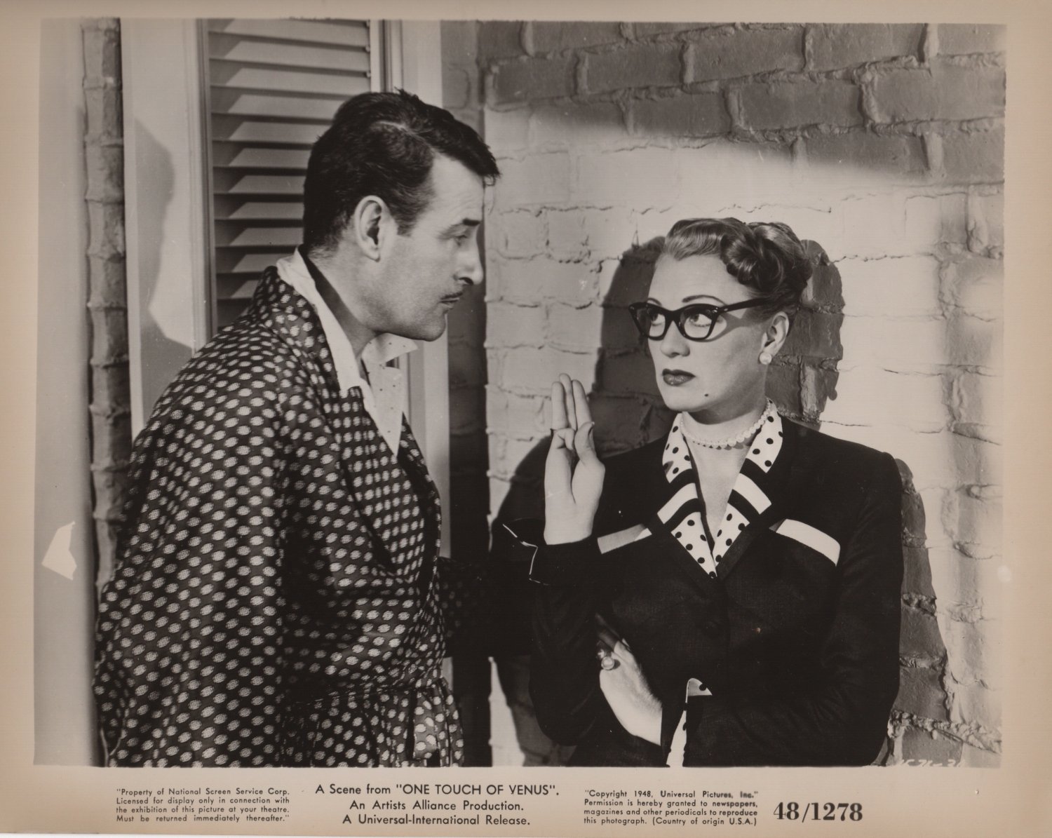 Eve Arden Tom Conway One Touch of Venus 1948 Original Movie Photo