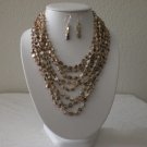 SHELL NECKLACE W/ EARRINGS