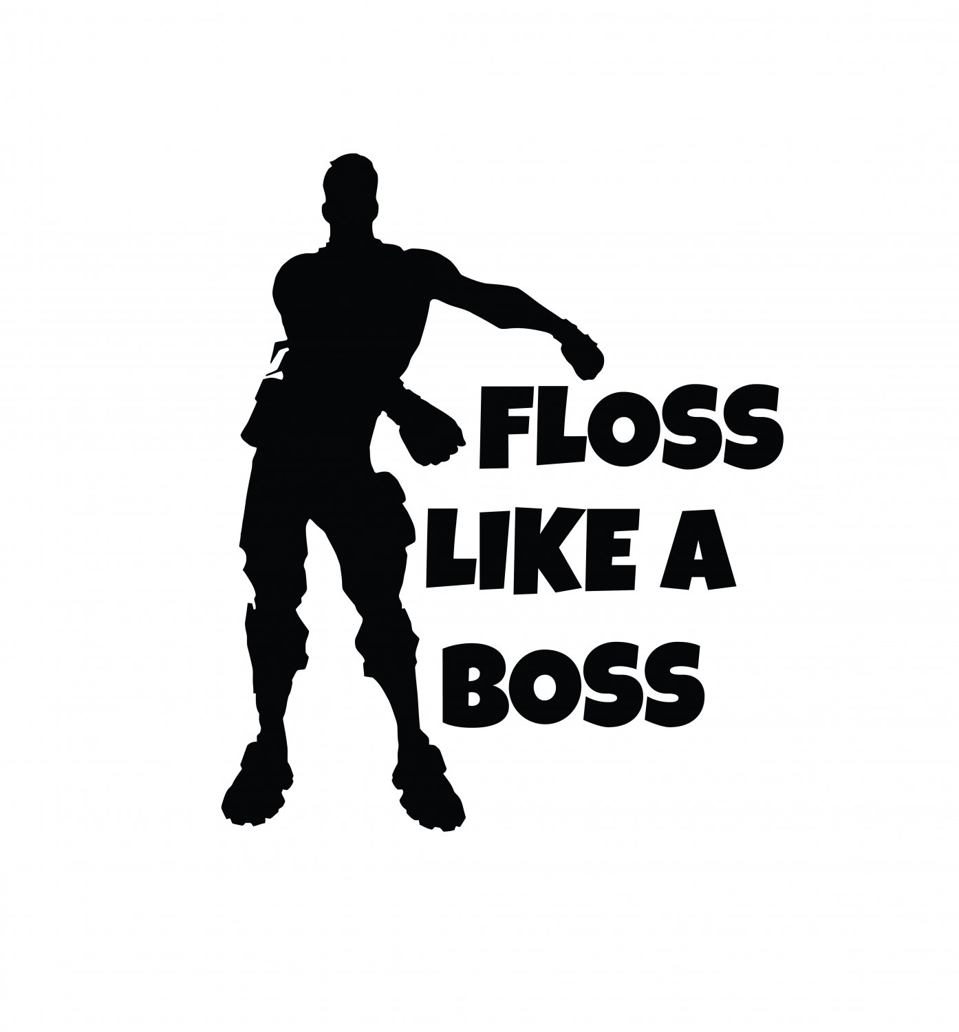 Floss Like A Boss Wall Decal 