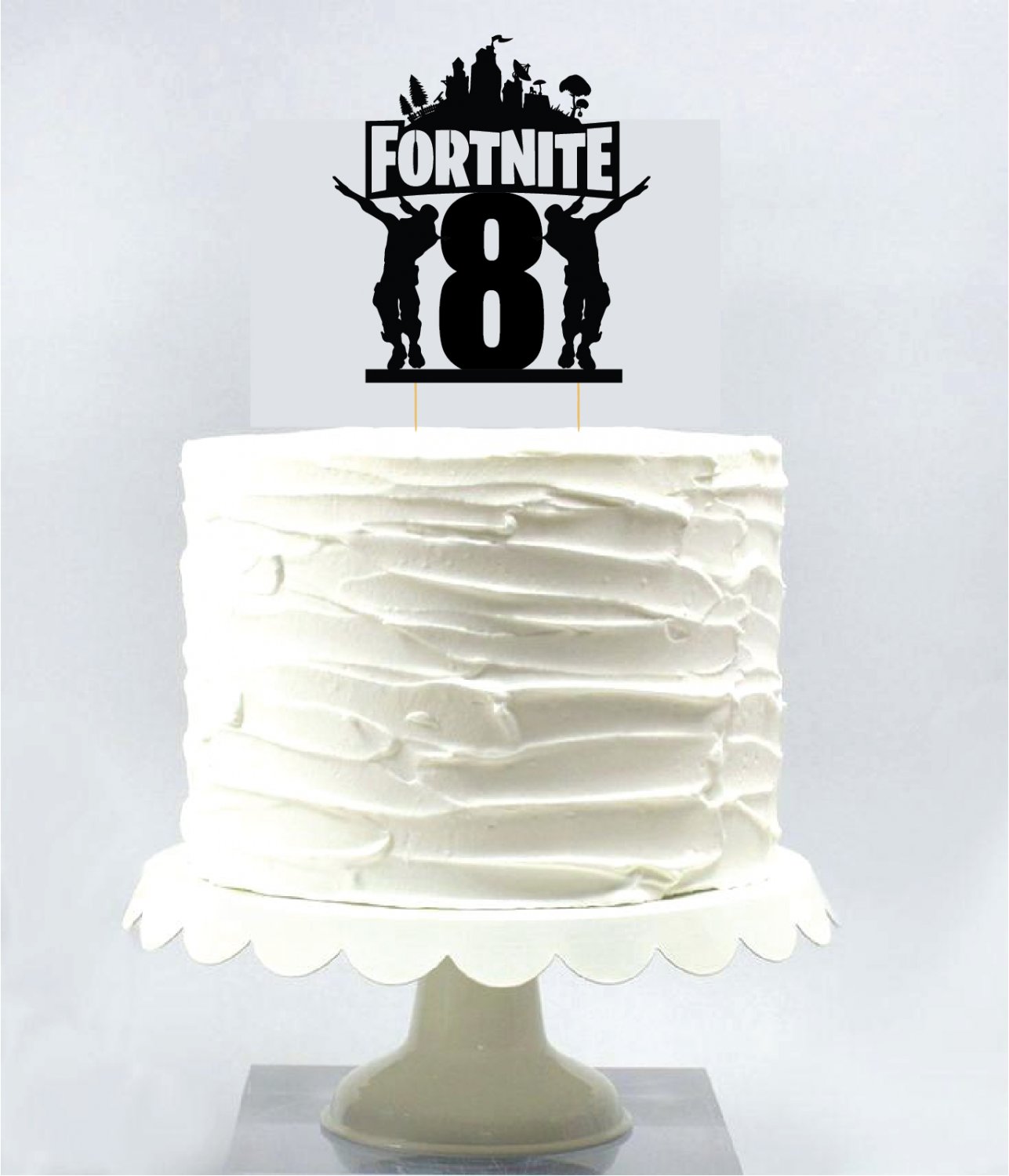 Custom Fortnite Cake Topper, Fortnite Party Supplies, Fortnite