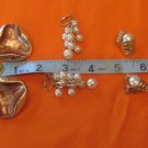 3 Pair of Vintage Clip On Earrings -B