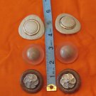 3 Pair Vintage Clip On Earrings - G
