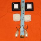 3 Pair Vintage Pierced Earrings - inventory 2