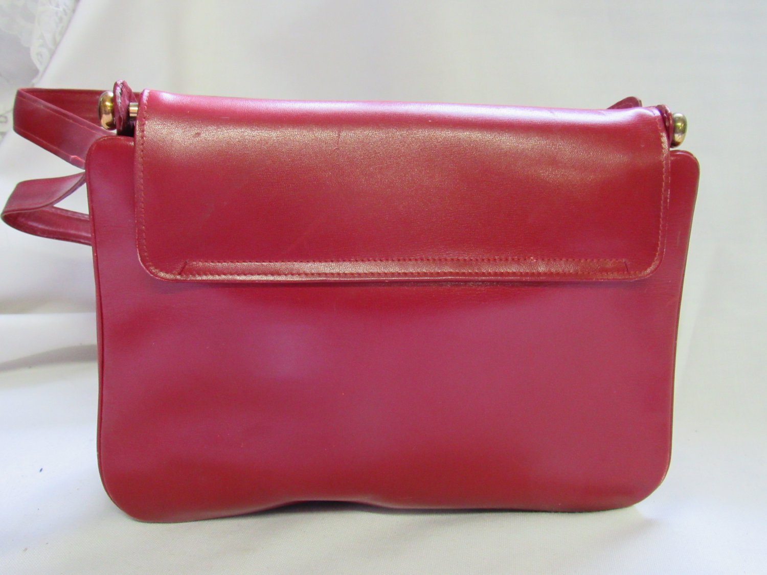 Vintage Patent Leather Red Purse