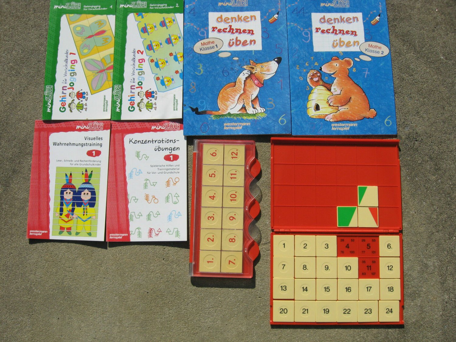 German Westermann Mini Luk Math+Visual perceptual skill building Learn Set Game