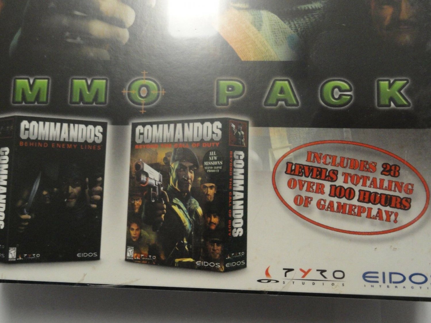 Commandos Ammo Pack Pc Game New Sealed Big Box