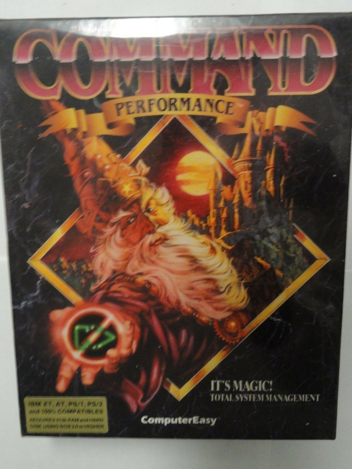 Command Performance Wizard Pc GAME Ibm 3.5&acirc;�� Computer Vintage NEW SEALED BIG BOX