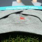NEW WARM Charcoal Grey Hanes Henley Long Sleeve Thermal Women's Shirt Small