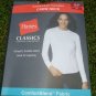 NEW WARM Gray Crew Neck Hanes Long Sleeve Winter Thermal Women's Shirt Small S P