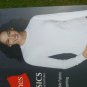 NEW WARM Gray Crew Neck Hanes Long Sleeve Winter Thermal Women's Shirt Small S P