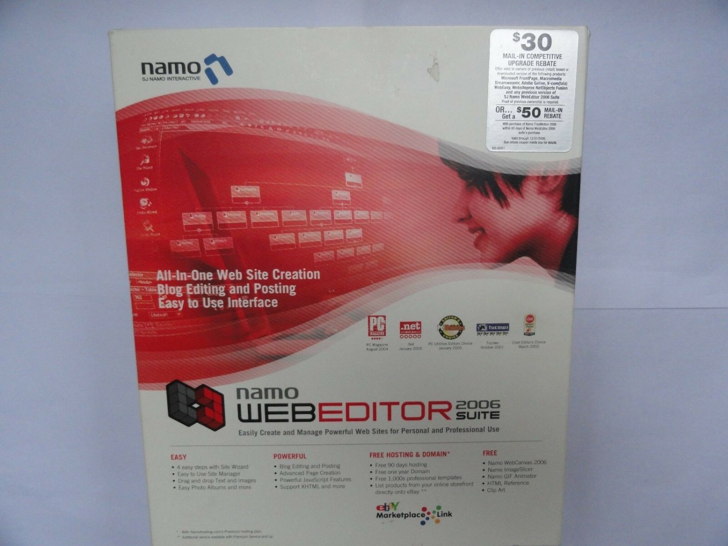 SJ Namo Interactive WebEditor 2006 suite NEW SEALED BIG BOX